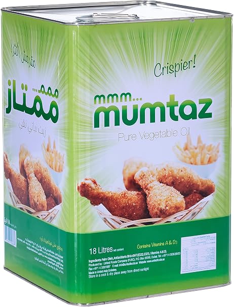 Mumtaz Pure Vegetable Oil, 18LTR