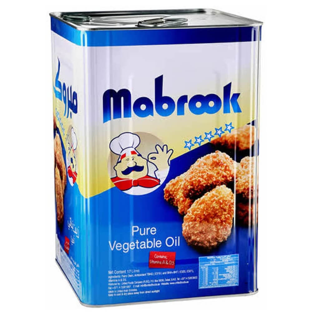 Mabrook Vegetable Oil Tin 17L
